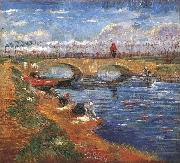 The Gleize Bridge over the Vigueirat Canal Vincent Van Gogh